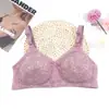 Sujetador de Talla Grande de Comercio Exterior en Stock Fino Sin Relleno Sin Aros Ropa Interior para Mujer Pecho Grande Recogido Pequeño Sujetador Anticaída