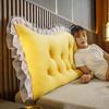 Almofada de Cabeceira de Cama de Princesa Veludo Cristal Grande Encosto Almofada de Quarto Duplo Tatami Cama Macia Bolsa Almofada Almofada de Parede