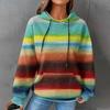 Sudadera con capucha otoño 2025 Comercio transfronterizo Impresión digital 3D Creativo Versátil Manga larga Elegante Top casual