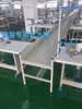 Fábrica de prendas de vestir canal línea de ensamblaje media de máquina de coser canal línea de ensamblaje de tabla de cortar taller de ropa línea de ensamblaje