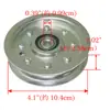 Polea de una ranura blanca zincada para cortacésped, adecuada para MTD 956-0 627 756-0 627 756-0365 1