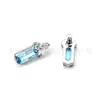 Brincos de Zircônia Trapezoidais Irregulares em Titânio F136, Piercings de Osso da Orelha, Joias de Piercing em Liga de Titânio G23, Piercings de Hélice, Piercings de Lábio