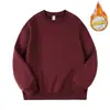 Moletom Casual Soltinho com Gola Redonda Pesado para Outono e Inverno, Unissex, Moletom Liso Sem Capuz 500g, Roupa de Trabalho com Estampa de Logo