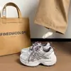 Zapatillas de Malla tipo Dad para Mujer 2026 Primavera Nuevo Estilo Suela Gruesa que Aumenta la Altura Retro Casual Transpirables Ligeras Zapatos Deportivos