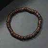 Pulsera de Ábaco Vintage para Hombres y Mujeres, Pulsera de Cuentas de Madera Multicolor, Joyería Transfronteriza, Pulsera de Muñeca Moderna Simple y Versátil