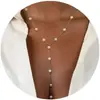 Accesorios Corporales para Vestido a Juego Joyería Cadena de Perlas Artificiales Borla Collar Simple Elegante Profundo Sexy para Mujer