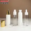 Botellas rociadoras, de presión y gotero PET de 60 ml recargables, venta directa de fábrica, para agua, loción y esencia; botellas vacías portátiles universales para viajes