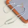 Cuerda de Jade Colgante Estilo Chino Cuerda Trenzada Hecha a Mano de Alta Gama para Atar Colgante de Hebilla de Paz de Jade Hetian Cadena para Suéter