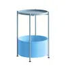 Mesa de Centro Pequena Nórdica Personalizada de Fábrica, Mesa Lateral para Sofá, Mesa de Canto Simples para Sala de Estar, Mesa de Cabeceira, Mesa Lateral Pequena de Ferro Mini