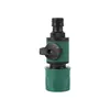 Conector para accesorios de pistola de agua de jardín directo de fábrica Conector de plástico estilo europeo con interruptor Conector de tubería de agua de jardín
