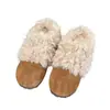 Zapatos Birkenstock Peludos Estilo Retro 2026 para Mujer, para Exteriores de Invierno, sin Cordones, Forro de Felpa, Cálidos, Mocasines Perezosos sin Cordones con Punta Cerrada, Zapatos para Mujer