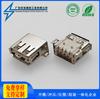 Conector Hembra USB3.0 Conector de 90 Grados/180 Grados Af Enchufe Recto Insertable Abrazadera de Placa Hundida Soldadura Completa Interfaz Insertable Lateral con Cable