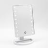 Espejo de maquillaje de escritorio 21 LED con pantalla táctil de luz, espejo de tocador de escritorio con aumento 10x, espejo para maquillaje de ojos