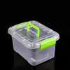 Caja de Almacenamiento Plástico PP Transparente Engrosada Caja de Almacenamiento de Ropa Organizador de Juguetes Montado en Coche Caja de Almacenamiento de Ropa Al por Mayor