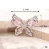 Accesorios Creativos y Exquisitos para Joyería DIY de Mariposas Placa Floral Hebilla Funda para Teléfono Móvil Pegatina de Belleza Material de Diamante Aleación Accesorios para el Cabello de Diamante