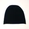 Gorro de Lã Tricotado 100% Pura Lã Feminino Outono e Inverno Proteção de Orelha Baotou Gorro Tricotado Lã Exterior Casual Gorro Baotou em Estoque