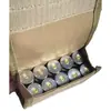 Bolsa Tática para Munição 12G Bolsa de Pendurar Acessório Molle Bolsa de Armazenamento para Espingarda de Caça Portátil ao Ar Livre Bolsa de Munição com 10 Furos