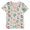 Camiseta de manga corta de algodón para niños, paquete de 2, de malla transpirable, para niños de tallas pequeñas y medianas, de verano, fina.