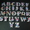 [Letras de lazo de 8 mm] Letras de diamante. Fabricantes mayoristas de llaveros y pulseras coreanas DIY para teléfono móvil