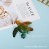 Adornos artesanales de cristal de tortuga de colores, decoraciones creativas, adornos, regalos de cumpleaños para niños, venta transfronteriza en stock al por mayor