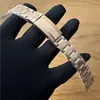 Rolex Daytona Panda Di Yu Wenle Correa de Acero Monstruo Pequeño Boca Plana Correa Oyster Correa de Acero 20 22