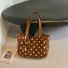 Ruien 2026 nuevo bolso de mano de lunares de gran capacidad a la moda, bolso de hombro elegante y casual para el trabajo y los desplazamientos