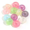 Contas Acrílicas de Furo Grande de 13mm Contas Coloridas de Furo Grande Pulseira de Contas DIY Acessórios de Joias Contas Redondas Contas Soltas
