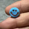 Comercio Exterior Transfronterizo Corazón de Vidrio Hecho a Mano Cara Sonriente Redonda Joyería Hecha a Mano para Bricolaje Cuentas Sueltas Pulsera con Cuentas Accesorios para Collares