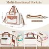 Bolsa de Lona Impermeable de Gran Capacidad Personalizada Maletín para Oficinista Bolsa para Lonchera Bolsa Térmica Peva a Prueba de Aceite para Lonchera