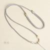 Colgante de Joyería Espiral Dorada Cordón de Cristal Ágata Jade Hetian Cuerda Colgante Cuerda de Cuerda para Collar DIY Semiterminado Hecho a Mano