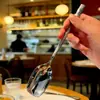 Colher Quadrada Grossa de Aço Inoxidável para Uso Doméstico, Colher de Jantar, Colher de Sopa, Colher Lanterna Estilo Coreano de Alta Aparência Tendência