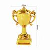 Decoración para Pastel de Cumpleaños de Niño Patada Fútbol Adornos de Jugadorcito Copa Europea Tema de Fútbol Adorno de Trofeo para Vestir Pastel