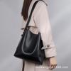 Bolso de Mujer Estilo Nuevo, Bolso Cubo de Gran Capacidad, Bolso de Piel Genuina, Bolso de Mujer Estilo Europeo y Americano de Piel de Vaca, Bolso de Hombro Versátil, Bolso Cruzado de Piel de Vaca, Dropshipping