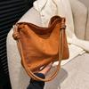 Bolso de Hombro Grande de Textura Escarchada para Mujer 2023 Invierno Nuevo Estilo Bolso Sencillo de Viaje para Mujer Tote Bandolera Bolso Grande