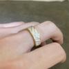 Venda Quente Transfronteiriça Estilo Chinês Elegante Elegante Esmalte Anel Brincos Textura Conjunto