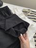 Pantalones Casuales de Pierna Recta de Cintura Alta de Color Sólido Estilo Elegante Old Money para Mujer, Relajados y Adelgazantes, Pantalones de Pierna Ancha Finos de Otoño Perezoso Transfronterizos