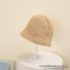 Sombrero de Paja Cubo de Color Sólido de Doble Cara Lindo para Niños Verano Nueva Moda Viaje Protector Solar para Bebé