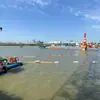 Flotador de Agua de Río para Proyecto de Extracción de Arena y Dragado, Flotador de Abrazadera para Tubería, Cuerpo Largo Flotante, Boya de Aislamiento de Advertencia para Navegación en Canales