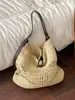 Bolso de Paja Hueca de Verano para Mujer 2026 Nuevo Gran Capacidad Bolso de Hombro Tejido Estilo Vacaciones en la Playa Bolso de Playa