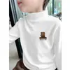 Y2135# Suéter de terciopelo alemán con cuello semi-alto para hombre, invierno, forro polar, acolchado, cálido, camiseta interior base, holgado, manga larga, moda