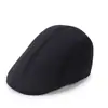 Gorra retro para hombre, boina a cuadros de otoño e invierno, gorra coreana de mediana edad, gorra progresiva informal Joker, venta al por mayor