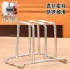Estante de Acero Inoxidable para Tabla de Cortar para Uso Doméstico, Soporte para Tapa de Olla, Estante de Almacenamiento para Tablas de Cocina, Soporte para Tapa de Olla y Tabla de Cortar, Soporte de Encimera para Tabla de Cortar