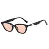 Novos óculos de sol estilo olho de gato retrô de armação pequena para mulheres, elegantes e modernos, fotografia de rua popular, óculos de sol anti-uv de alta qualidade para homens