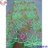 5 jardas cada peça de organza de perfuração africana com renda solúvel em água para terno renda com cordão de organza