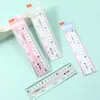 Regla de Plástico Xiaoyuer para Dibujo y Boceto para Estudiantes, Regla Recta Dura de Doble Propósito de 15 cm al por Mayor