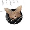 Nuevo Clip de Mariposa Escarchado Color Caramelo Accesorios para el Cabello para Mujer Horquilla Super Hada Horquilla Super Hada Estilo ins Clip Transparente