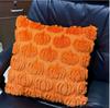 Funda de Almohada Creativa Acolchada de Calabaza para Halloween Ambiente Festivo Cojín Decorativo para Sofá Sala de Estar Dormitorio