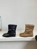 []2026 Otoño/Invierno Nuevas Botas de Tobillo de Punta con Tacón Oculto Hebilla Europea y Americana Botas de Moda Patchwork