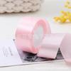 Listón de Satén de 4cm Transfronterizo Flor Empaque Cinta para Caja de Pastel Lazo Cinta DIY Hecho a Mano Rosa Producción de Accesorios para el Cabello
