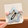 Pinzas para el pelo de oso y estrella para niñas, lindas pinzas BB para niñas pequeñas, pasadores dulces de dopamina para el costado, accesorios para el cabello